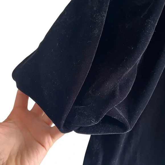 COS Velvet Puff-Sleeved Top dramatic pleated sleeve size 40 excellent condition - Picture 9 of 15